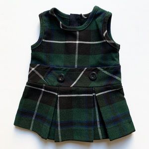 18” Doll Plaid School Jumper